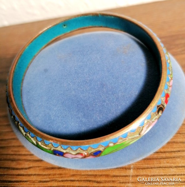 Cloisonne bracelet genuine vintage jewelry