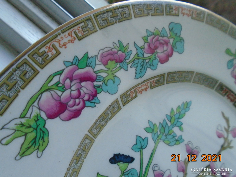 1930 Maddock decorative oriental flower patterned English plate