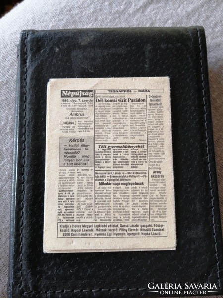 Mini újság 1989-ből