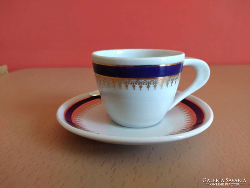 1 darab Zsolnay kávéspohár tányérral