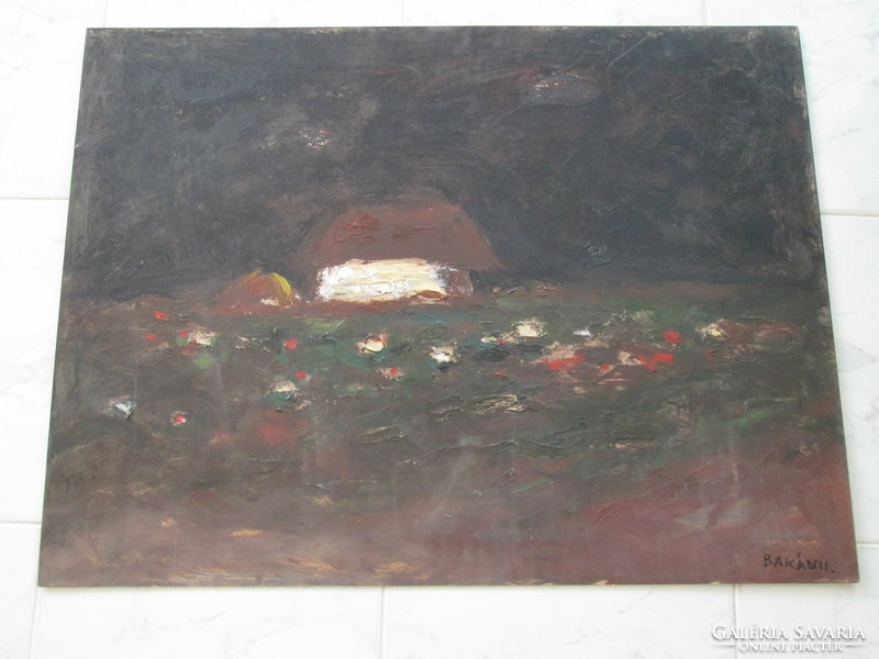 BAKÁNYI GYULA FESTMÉNY 60 X 80 CM