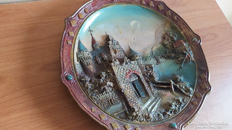 (K) beautiful js antique wall plate Austria