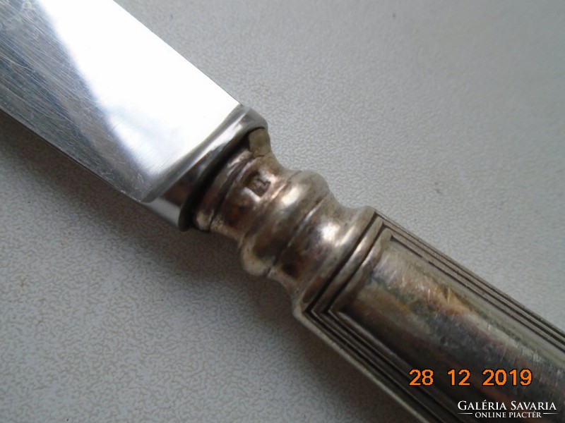 Solingen-robert klaas Solingen rust-free antique knife with silver-plated handle.