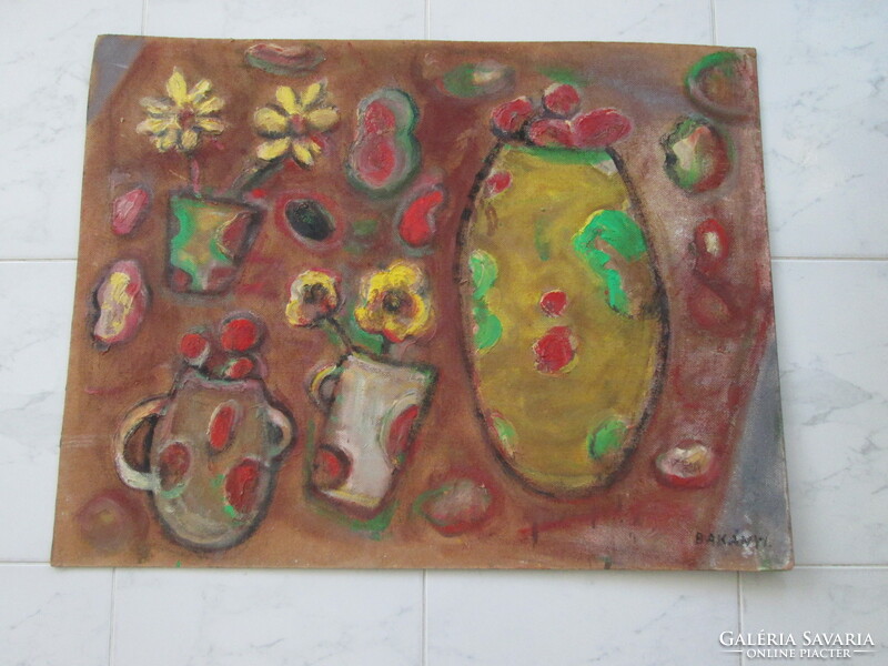 Bakányi gyula painting 60 x 80 cm