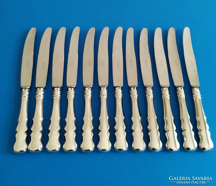 Silver 12-person cutlery set, antique violin shape, 133 pieces