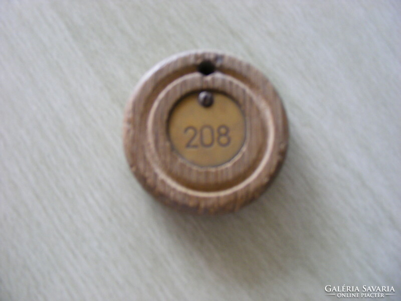 208-as Relikvia Ezüstpart  Szallodai , Hotel kulcstartó SILVER BEACH kulcs