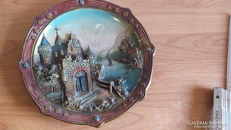 (K) beautiful js antique wall plate Austria