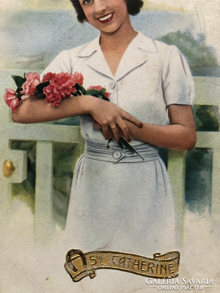 Antique, old postcard -2.