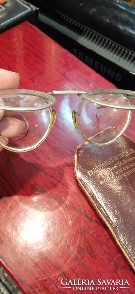 Art deco szemüveg, olvasó-távoli, Paramount, amerikai régiség.