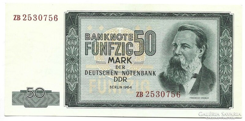 50 márka 1964 Németország NDK  "ZB" Replacement Ritka