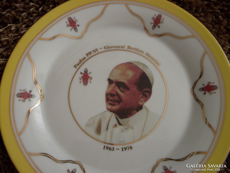 Vi. Pope Paulus set the plates