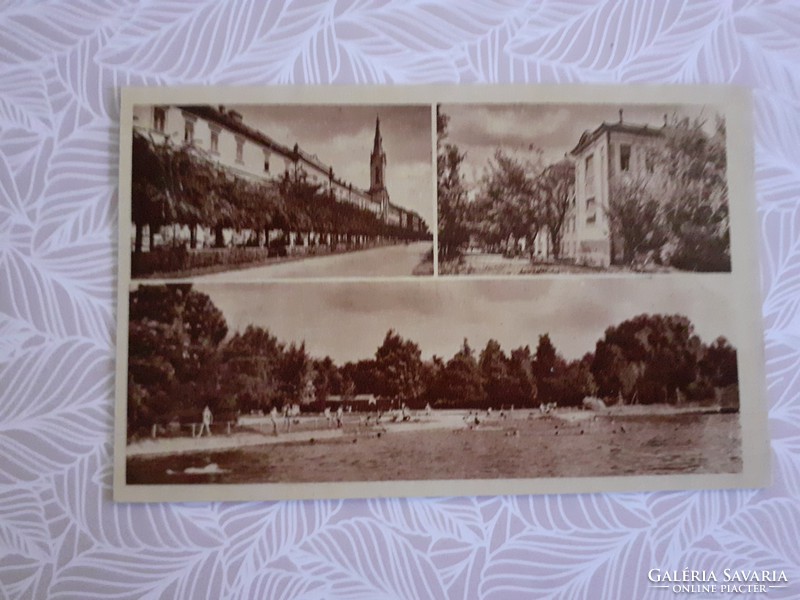 Old postcard kalocsa photo postcard