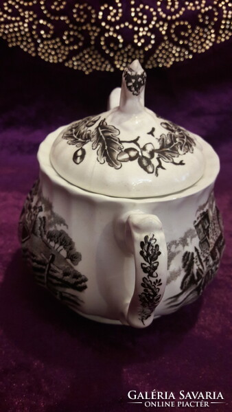 English porcelain sugar bowl 2 (l3226)