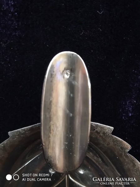Silver (800) mint single charming small ashtray.