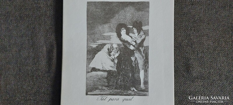 Francisco Goya – 20 Grafikai Reprodukció Hiánytalan !!!