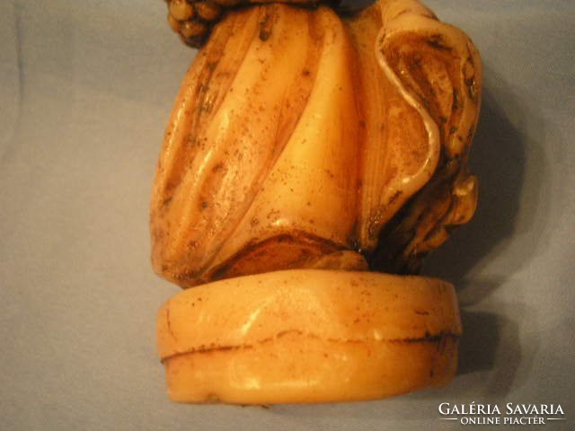 N1 antique charming statue-shaped artist resin wax candle rarity 13 cm for sale, just like a statue