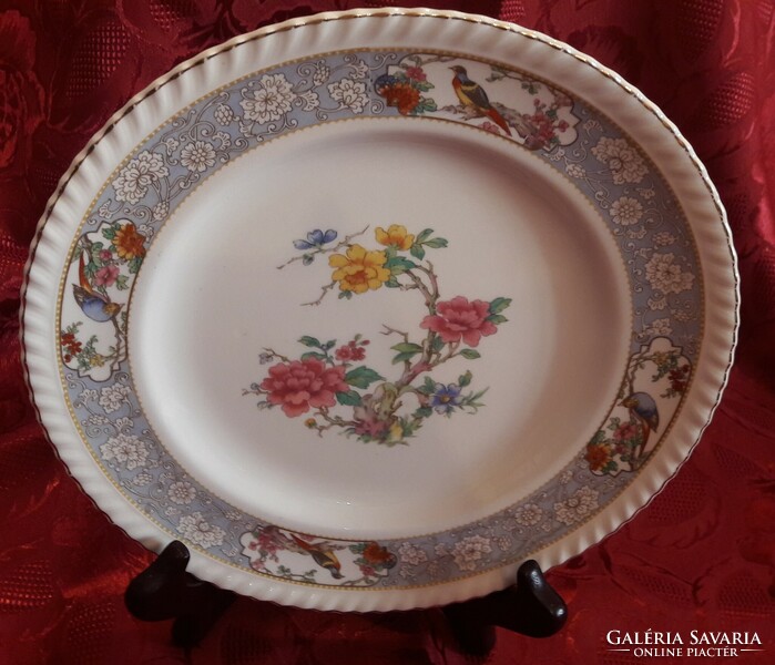 Madaras angol porcelán tányér (L3219)