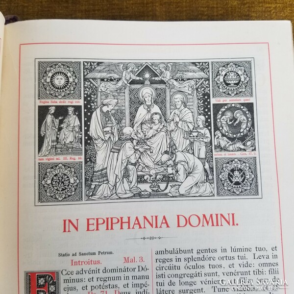 Missale Romanum Latin misekönyv 1913