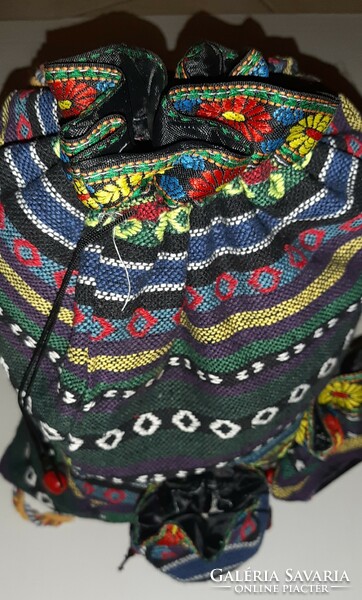Oriental woven backpack