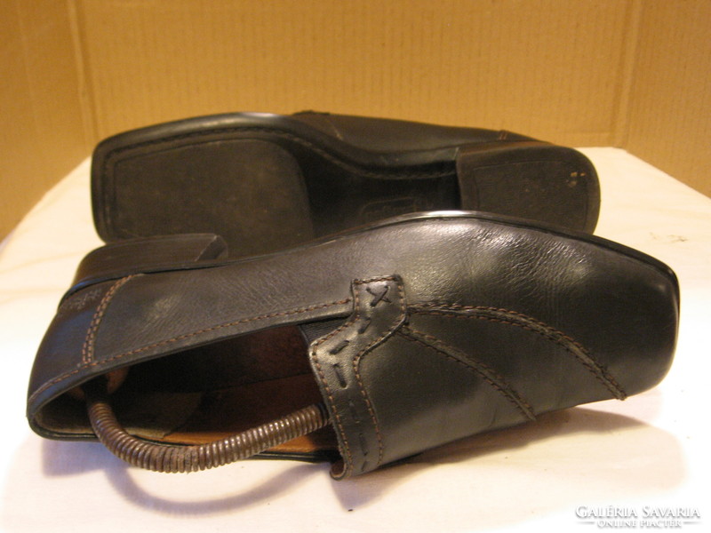 Fekete Reflexan kényelmi bőr női cipő 37-es