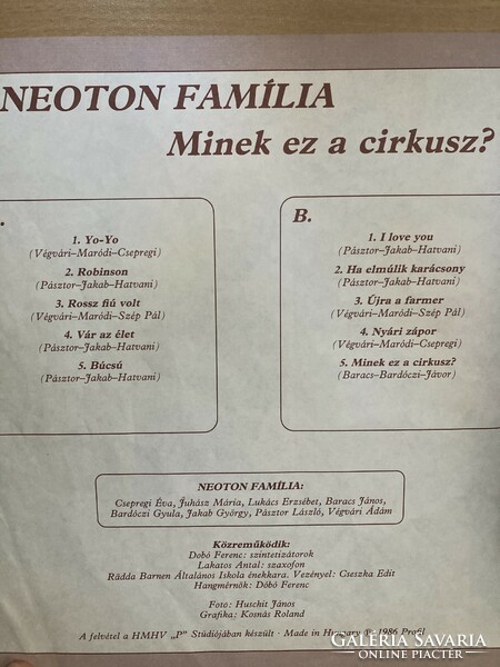 Neoton familia vinyl record!