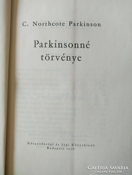 Parkinson's: Mrs. Parkinson's law, negotiable