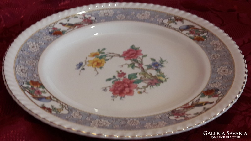 Madaras angol porcelán tányér (L3219)