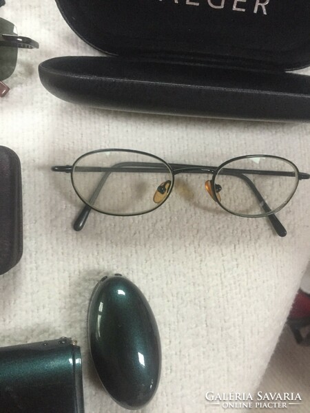 Eyeglass frames with case