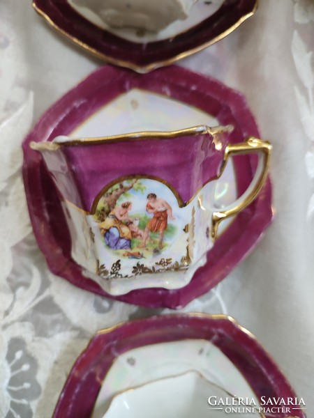 Czech scenic set with 10 cups + 1 gift