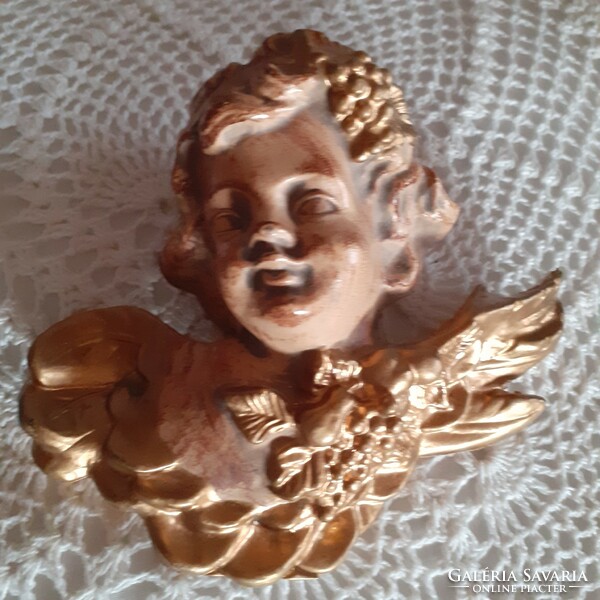 Golden angel ornament