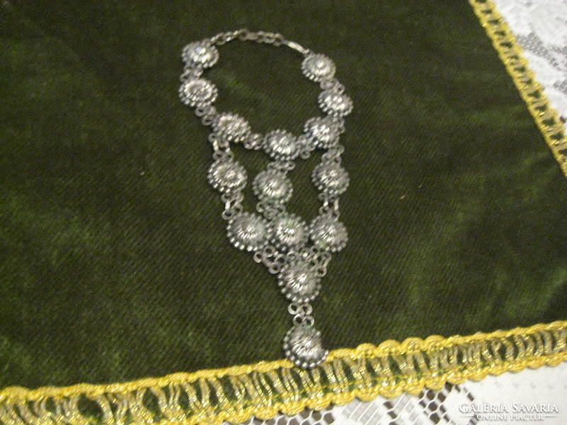 Antique silver-plated, bracelet, extended 17 cm
