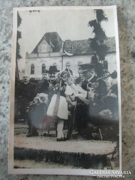 1940 The liberation of Transylvania in the Saxon era, marching in by Governor Miklós Horthy, original photo sheet of the time
