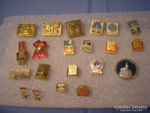 U1 Russian badges, 20-rarities for sale in one