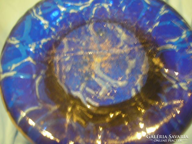 N19 tailor Elizabeth glass artist Mácsy award-winning huge floor vase flawless rarity as a gift