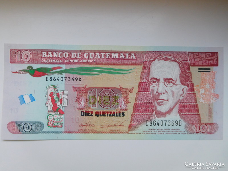 Guatemala 10 Qutzales 2014 UNC