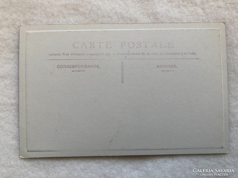 Antik, régi képeslap - Postatiszta                                     -2.