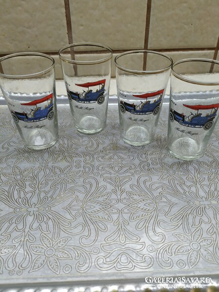 Car wine glass for sale! 5 Rolls Royce glasses