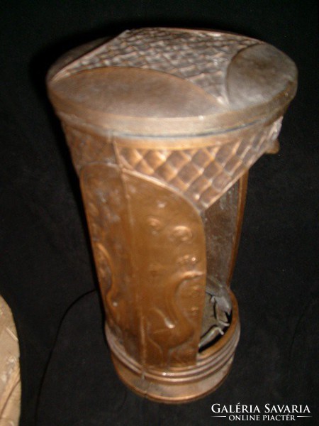 U9 antique bronze peacock urn vase Art Nouveau rarity +1 flower pattern also sold separately