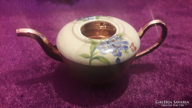 3db angol festett miniatűr réz edényke (L3320)
