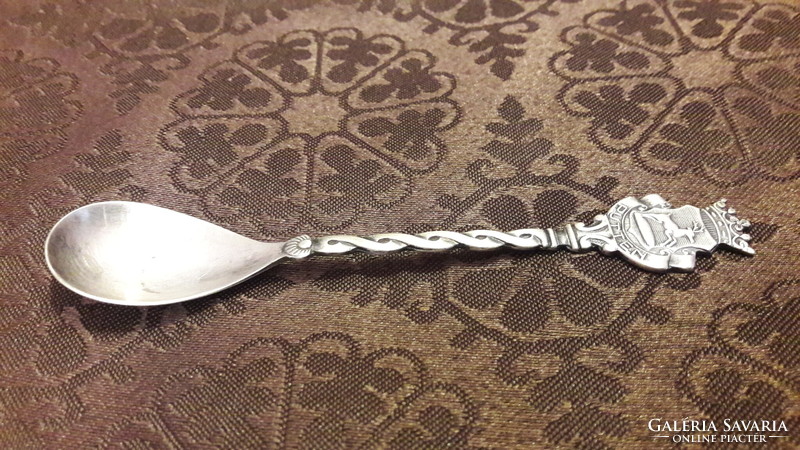 Antique silver-plated teaspoon 1. (M3283)