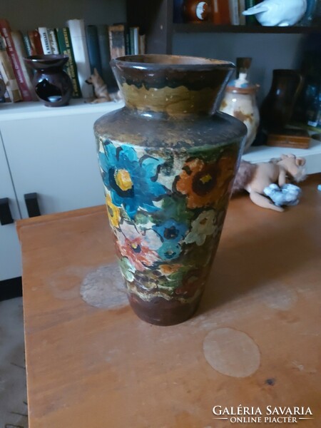 Vase repainted by an artist 32 cm - 373