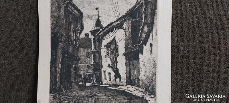 Páris Erzsébet (1887- ? ): Utca Greinban 1933