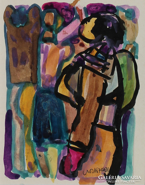 Miklós Németh: huggers, 1987