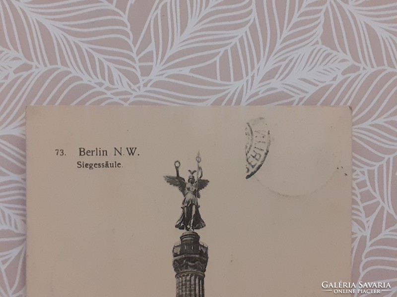 Régi képeslap 1911 Berlin fotó levelezőlap
