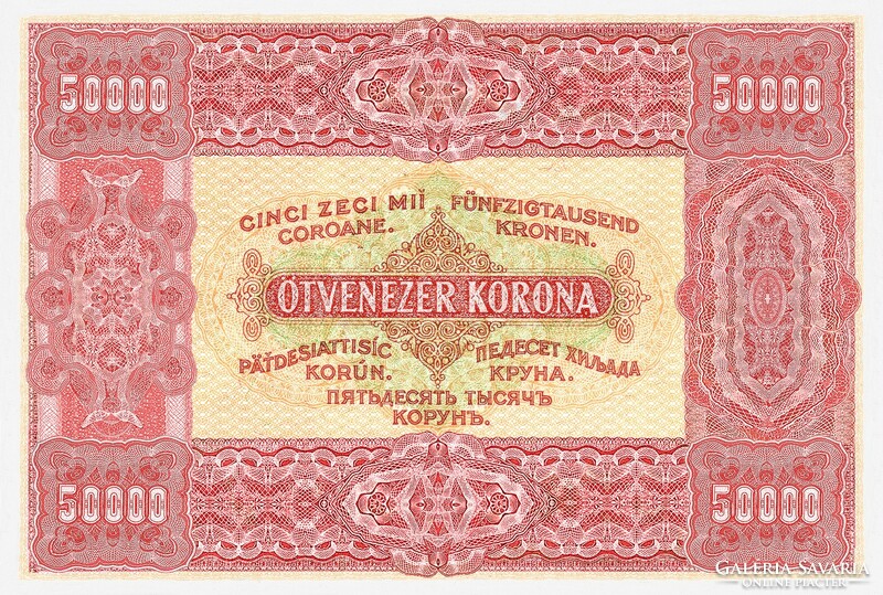 REPLIKA - 50 EZER KORONA, 1922, KIADATLAN, REKONSTRUKCIÓ !!!