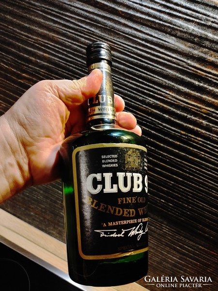 Club 99 whiskey + 2 club glasses for collectors of antiques for connoisseurs