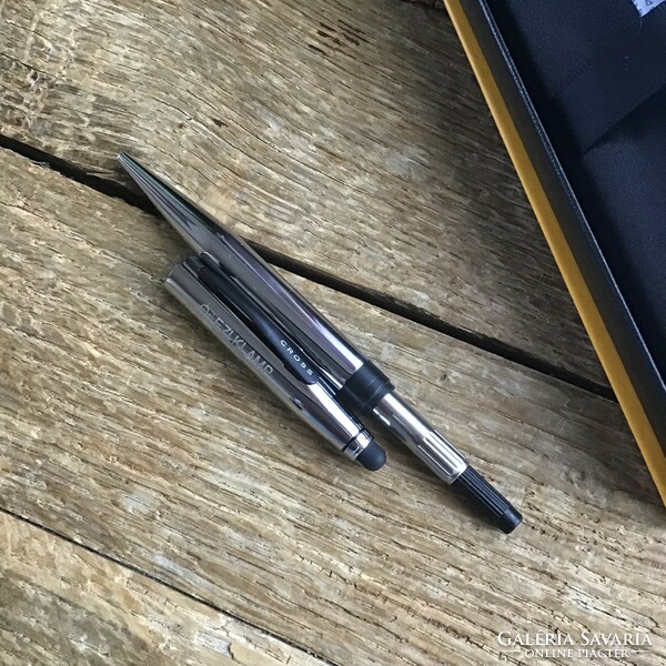 Cross tech2 ballpoint pen, with touch screen end, chrome