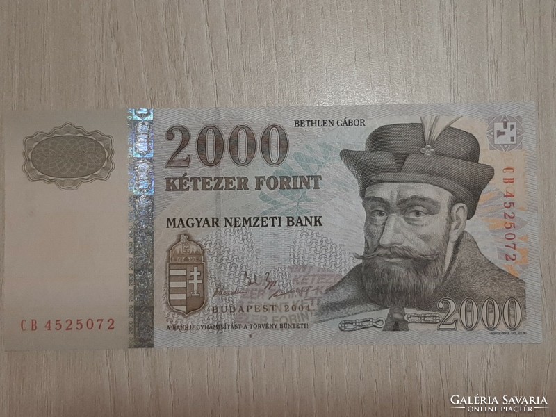 2000 forint bankjegy  2004  CB  UNC RITKA !!