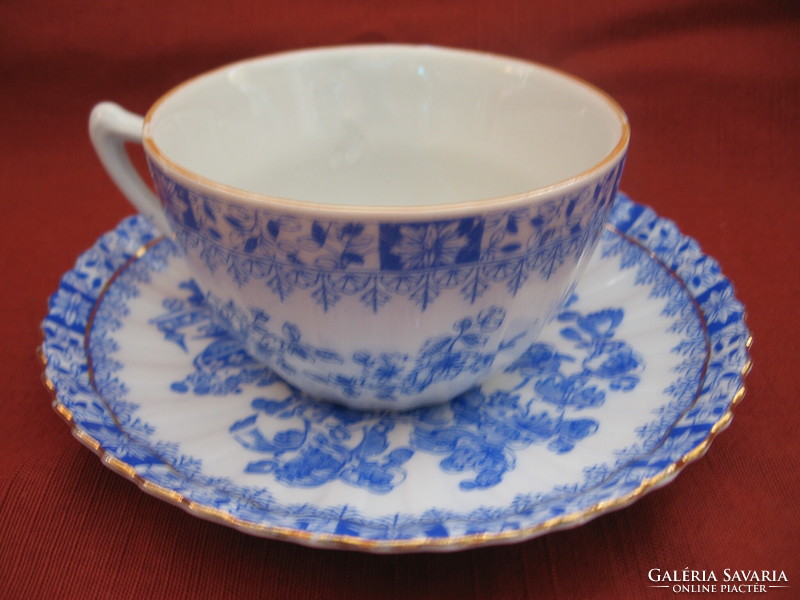 China blau tiefenfurt echt tuppack coaster, Bavarian cup set