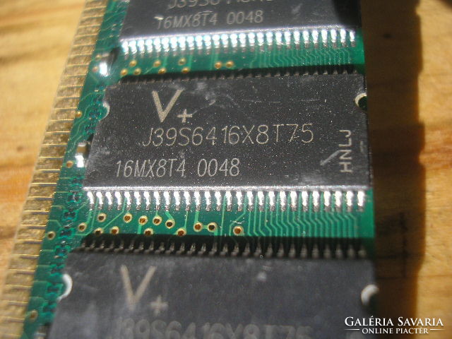 N34 MEMÓRIA  SDRAM 168 PIN PC133 128 MB  ANTIK RITKASÁG ELADÓ TESZTELÉS ALATT